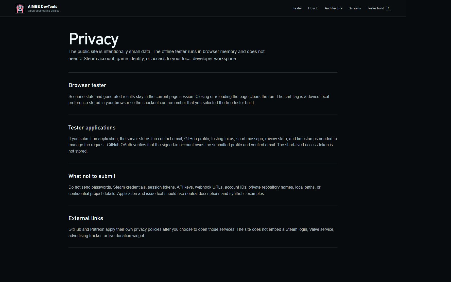 Privacy